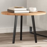 VidaXL Blat de masă rotund, &Oslash;60x2 cm, lemn masiv de acacia