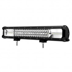 LED Bar Auto 270W, leduri pe 3 randuri, 12V-24V, 18900 Lumeni, 20″/50,8 cm, Combo Beam 12/60 Grade
