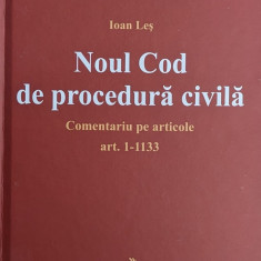 Noul Cod De Procedura Civila - Ioan Les ,559877