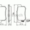 Set placute frana,frana disc HONDA CIVIC VI Hatchback (EJ, EK) (1995 - 2001) BOSCH 0 986 461 006