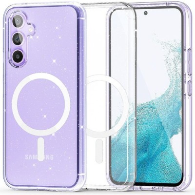 Husa pentru Samsung Galaxy S24 Plus - Techsuit SparkleSkin MagSafe Series - Clear foto
