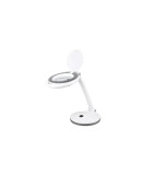 Lampa de Masa cu Lupa Rebel 5D 6W LED SMD Alb-Gri