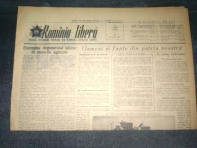 ZIARUL ROMANIA LIBERA 23 IUNIE 1955 foto