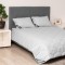 Pilota bumbac Somnart Bella 180x200cm, umplutura 200 g/mp, de vara, gri Relax KipRoom