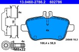 ATE 13.0460-2786.2 set placute frana,frana disc