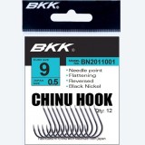 Carlige BKK Chinu Diamond Black Nickel Nr.10 12buc/plic