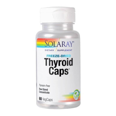 Thyroid Caps Solaray Secom 60cps foto