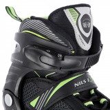 Role Reglabile Nils Extreme NA9080 Negru/Verde FitLine Training