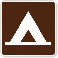 Indicator pentru camping foto