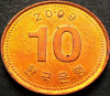 Moneda 10 WON - COREEA DE SUD, anul 2009 * cod 645 B = UNC, Asia