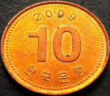 Cumpara ieftin Moneda 10 WON - COREEA DE SUD, anul 2009 * cod 645 B = UNC, Asia