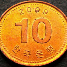 Moneda 10 WON - COREEA DE SUD, anul 2009 * cod 645 B = UNC