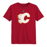 Calgary Flames tricou de copii NHL Primary Logo Short Sleeve - 5 &ndash; 6 let