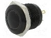 Intrerupator anti-vandalism, OFF-(ON), &Oslash;16mm, ONPOW, GQ16B-10E/J/G/24V/A