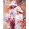 Tablou canvas, Fete culegand flori, o zi minunata, 70x50cm, gata de agatat pe perete