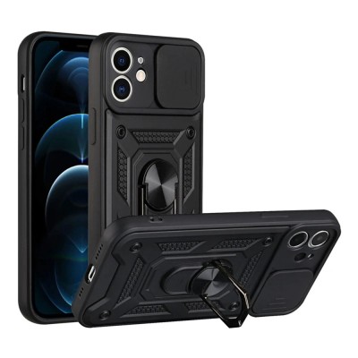 Husa iPhone 11 protectie camera Techsuit CamShield Series, negru foto