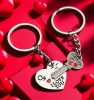 Set Brelocuri Cuplu Inima Cheie I Love You SaraTremo, Accesorii Valentine&#039;s Day, Brelocuri Indragostiti, Cadou Aniversare, Simbol Iubire