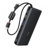 Baterie Externa Baseus EnerFill FC41, 25000mAh, 145W, QC + PD, 1 x USB-A - 3 x USB-C, Neagra E0028H03