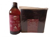 Prep&#039;N&#039;Shine-Pure Tung Oil &amp; Hand Pad&rsquo;s Hard Abrasive negru, 500 ml