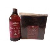 Prep&#039;N&#039;Shine-Pure Tung Oil &amp; Hand Pad&rsquo;s Hard Abrasive negru, 500 ml