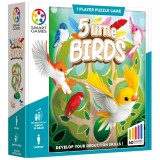 Smart Games , 5 Little Birds, joc de logica cu 60 de provocari, 5+ ani