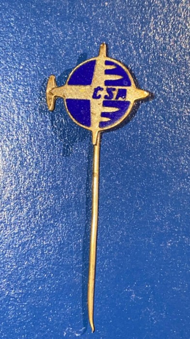 CSA / CZECHOSLOVAK AIRLINES / PIN METALIC EMAILAT / POZE