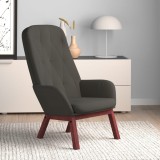 vidaXL Scaun de relaxare, gri &icirc;nchis, catifea