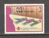 Cuba.1976 Congres latinoamerican de obstretica si ginecologie SC.585, Nestampilat