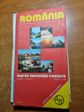 Harta turistica rutiera romania - din anul 1982