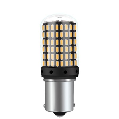 Bec Led Auto Techstar&amp;reg; BA15S, 1156, Galben, 12V, 800 lm foto