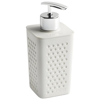 Dozator sapun lichid Tatay Bohol S6420201, polipropilena, alb, 300 ml foto