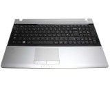 Tastatura Samsung Neagra NP RV509 cu Palmrest argintiu, NP RV511 cu Palmrest argintiu, NP RV515 cu Palmrest