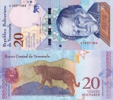 Cumpara ieftin Bancnota Venezuela 20 Bolivares, 15 Ianuarie 2018, UNC