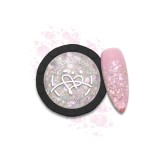 Pigment Starlet No.01 Alb cu paiete argintii Laloo