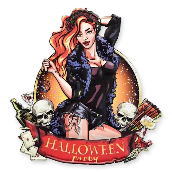 Petrecere de Halloween-decoratiune metalica NY-33