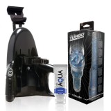 Fleshlight Turbo Thrust Blue Ice + Universal Launch + Lubrifiant Aqua de Calitate 50 Ml