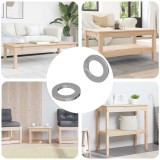 vidaXL &Icirc;mbinări 2 pcs Argintiu 10 x 10 x 1,2 mm Oțel 864451