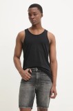 Diesel pantaloni scurti jeans D-FIN SHORTS barbati, culoarea gri, A14621.0GRDX