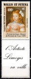 Wallis&amp;Futuna 1991, Arta, Pictura, Renoir, serie neuzata, MNH