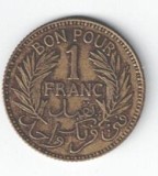 Moneda 1 franc 1941 - Tunisia