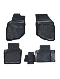 Set covorase auto din cauciuc tip tavita pentru Honda Jazz /Fit I 2001-2008