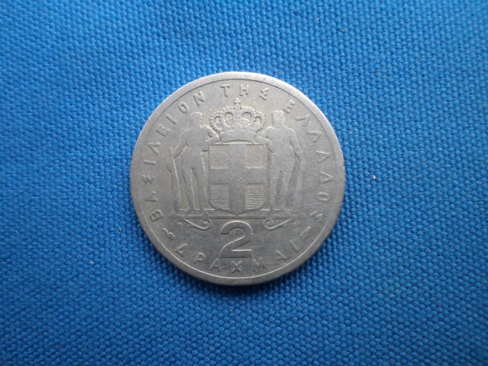 2 DRAHME 1954 / GRECIA