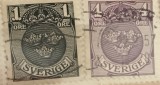 Timbre Interbelica TMB1SE Sverige set/lot/serie 2 valori
