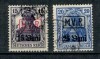 1917 - Ocupatia germana, Mi1-2 stampilate