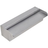 Fantana Piscina Cascade 30cm Otel Inoxidabil Argintiu vidaXL - Decor Iaz, Rezistenta Clor, Sunet Relaxant