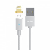 Cablu Date / Incarcare Vetter Magnetic Lightning Cable Silver CAVTAPMAGS1