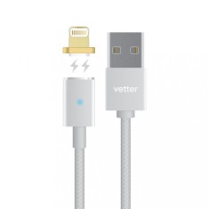Cablu Date / Incarcare Vetter Magnetic Lightning Cable Silver CAVTAPMAGS1 foto