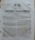 Curier romanesc , gazeta politica , comerciala si literara , nr. 18 din 1844