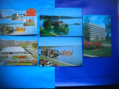 HOPCT LOT NR 865 NEPTUN --LITORAL-CT-5 CARTI POSTALE-RSR-CIRCULATE foto