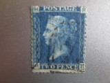 MAREA BRITANIE REGINA VICTORIA PENNY BLUE STAMPILAT=117